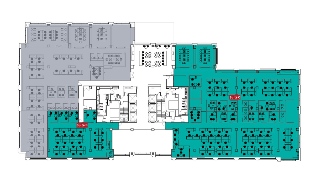 2445 M St NW, Washington, DC à louer Plan d’étage– Image 1 sur 1