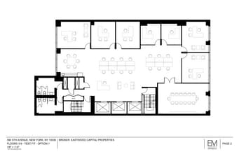 590 Fifth Ave, New York, NY à louer Plan d’étage– Image 2 sur 8