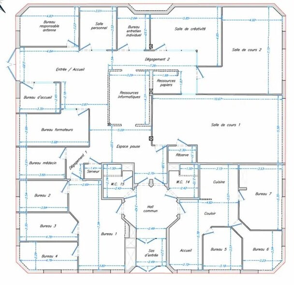 Bureau dans Dijon à louer - Plan d’étage – Image 2 sur 6