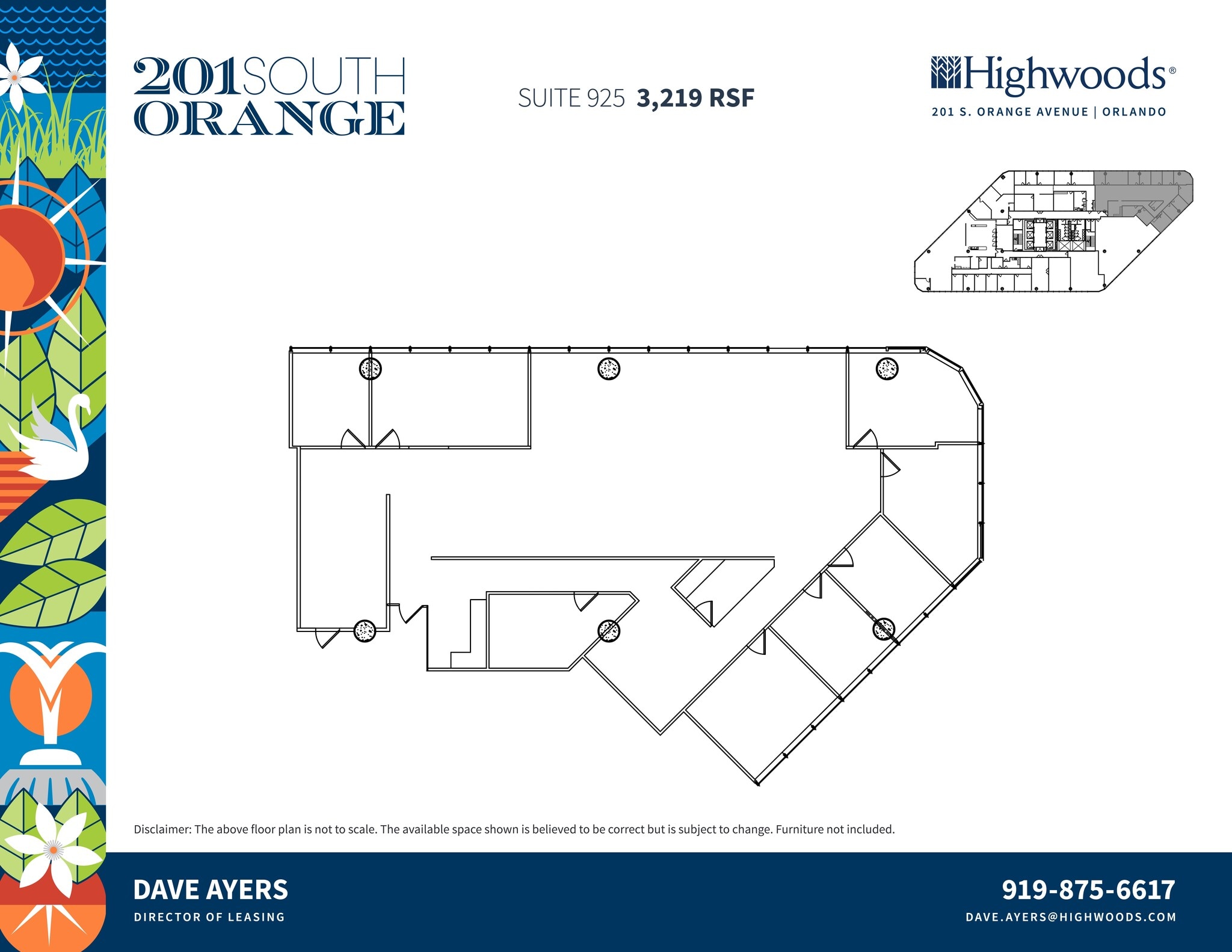 201 S Orange Ave, Orlando, FL à louer Plan de site– Image 1 sur 1