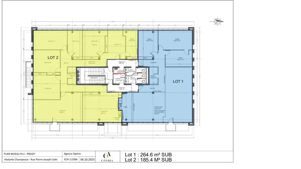 Bureau dans Rennes à louer - Plan d’étage – Image 2 sur 2
