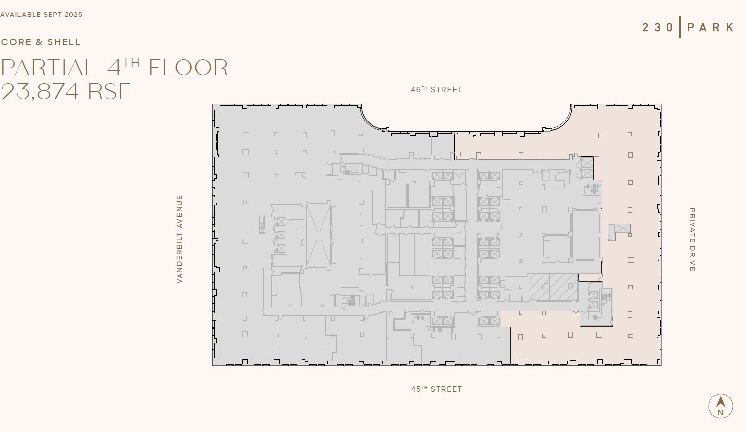 230 Park Ave, New York, NY à louer Plan d’étage– Image 1 sur 5
