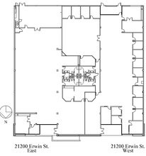 21200-21204 Erwin St, Woodland Hills, CA à louer Plan d’étage– Image 1 sur 1