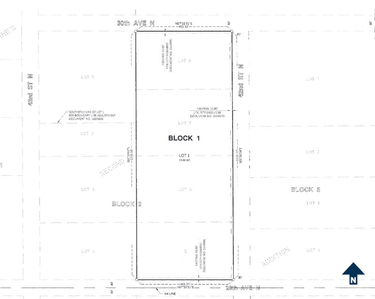 2880 42nd N st, Fargo, ND à vendre - Plan cadastral – Image 1 sur 1