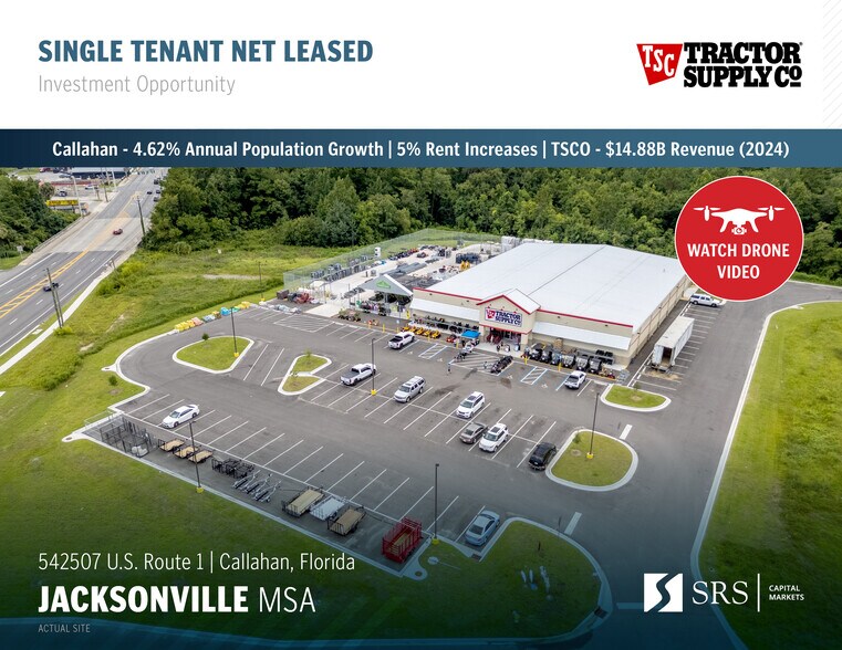 542507 US Highway 1, Callahan, FL à vendre - Photo de l’immeuble – Image 1 sur 12