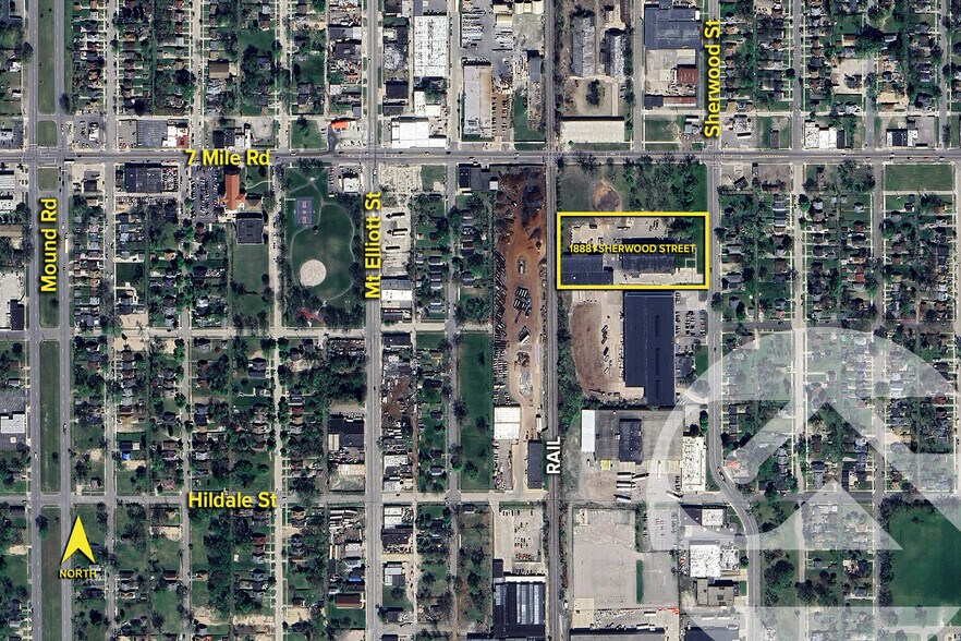 18881 Sherwood St, Detroit, MI à vendre - Aérien – Image 2 sur 2