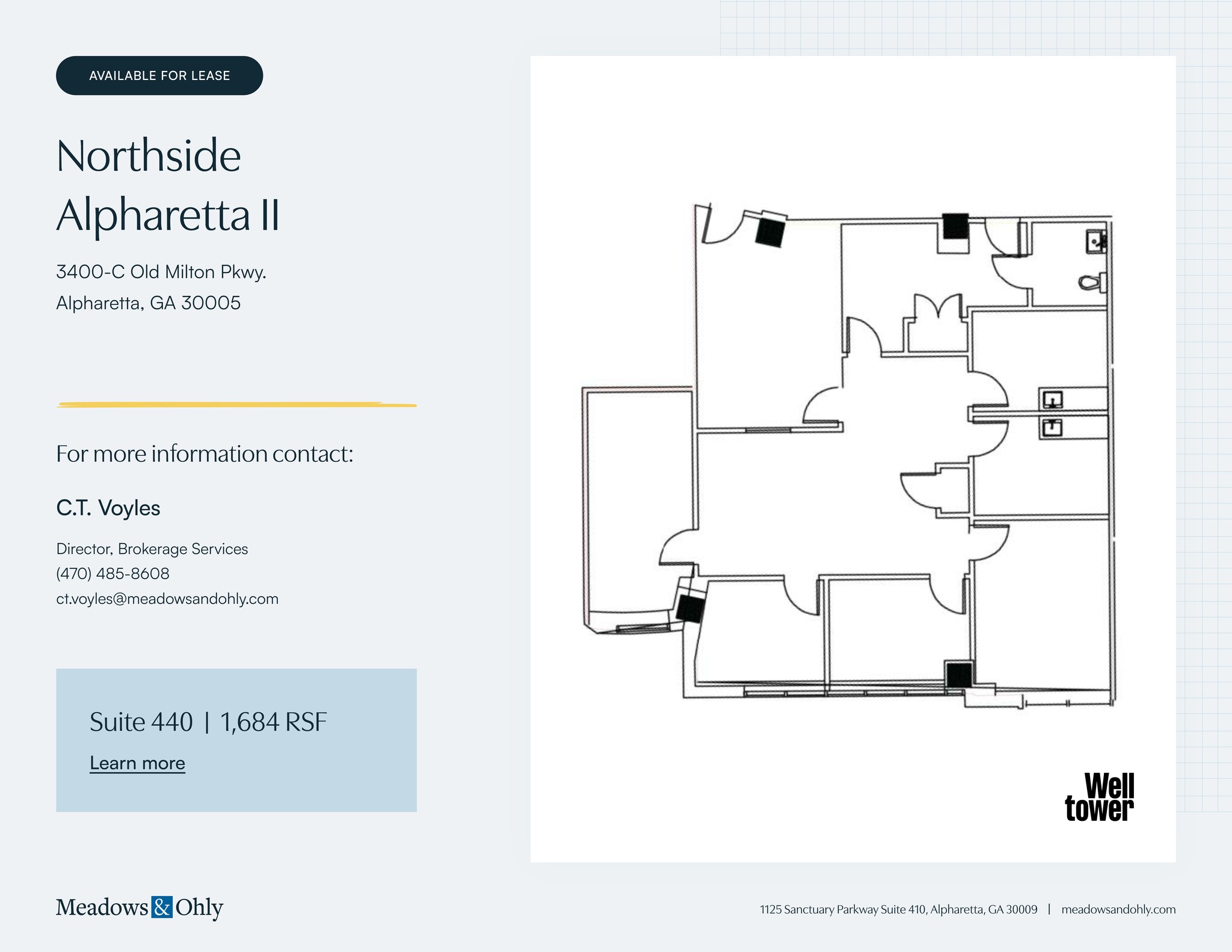 3400 Old Milton Pky, Alpharetta, GA à louer Plan de site– Image 1 sur 2