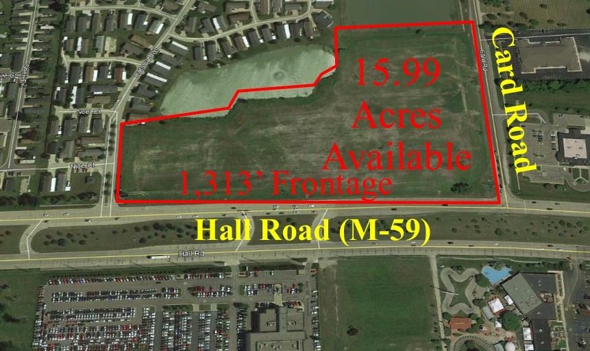 Hall Rd, Macomb Township, MI à louer Aérien– Image 1 sur 2