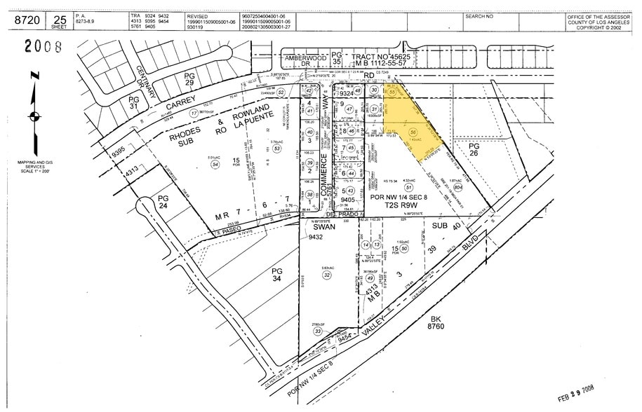20680-20696 Carrey Rd, Walnut, CA à louer - Plan cadastral – Image 3 sur 3