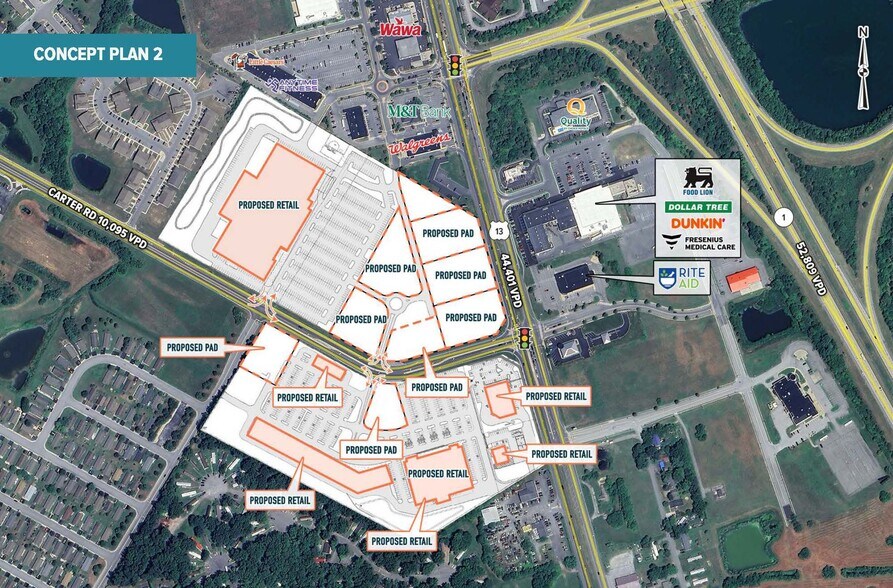 1648 S DuPont Blvd, Smyrna, DE à louer - Plan de site – Image 2 sur 3