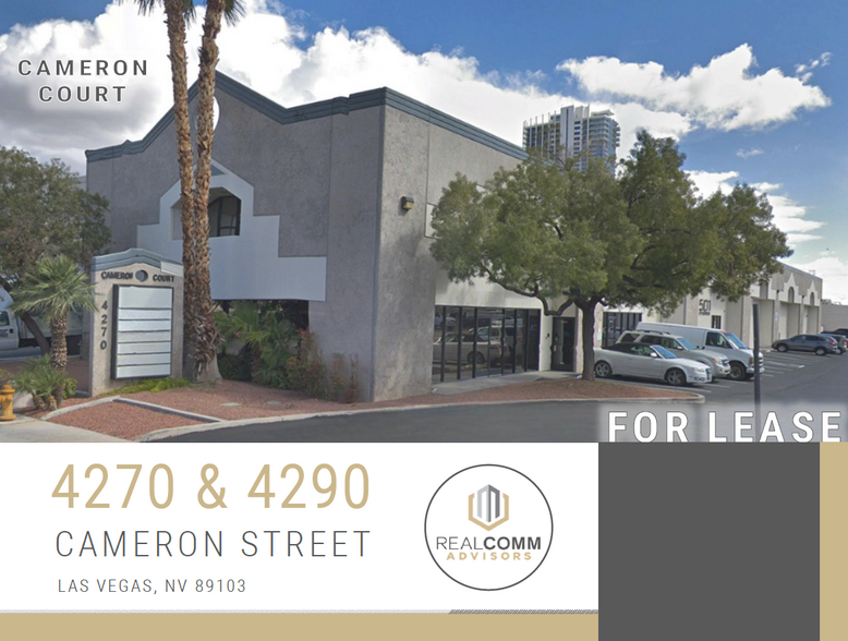 4290 Cameron St, Las Vegas, NV à louer - Photo de l’immeuble – Image 1 sur 5
