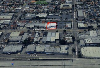 1324-1330 E Washington Blvd, Los Angeles, CA - Vue aérienne vue de carte