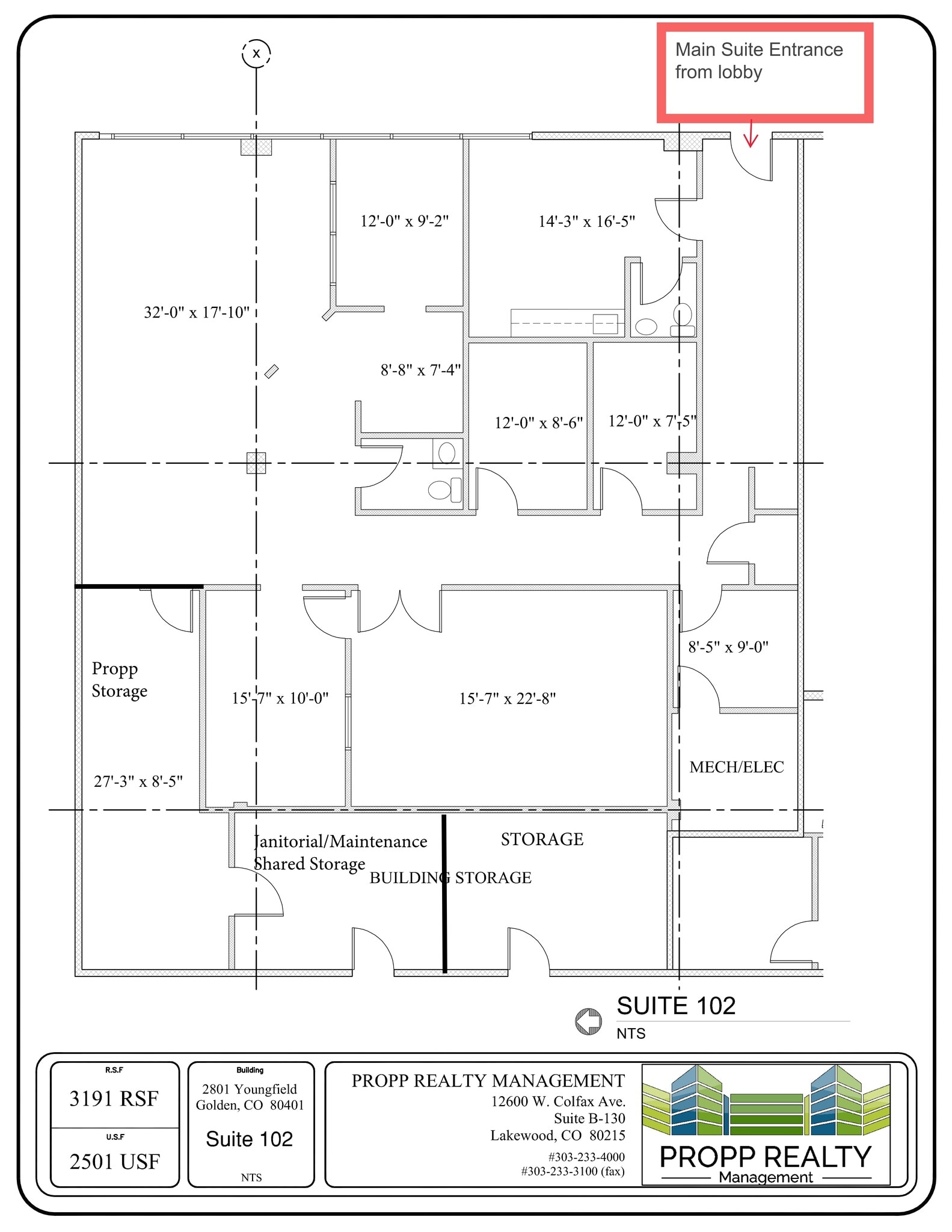 2801 Youngfield St, Golden, CO à louer Plan de site– Image 1 sur 4