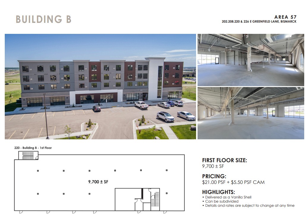 202 E Greenfield Ln, Bismarck, ND à louer Plan d’étage– Image 1 sur 1