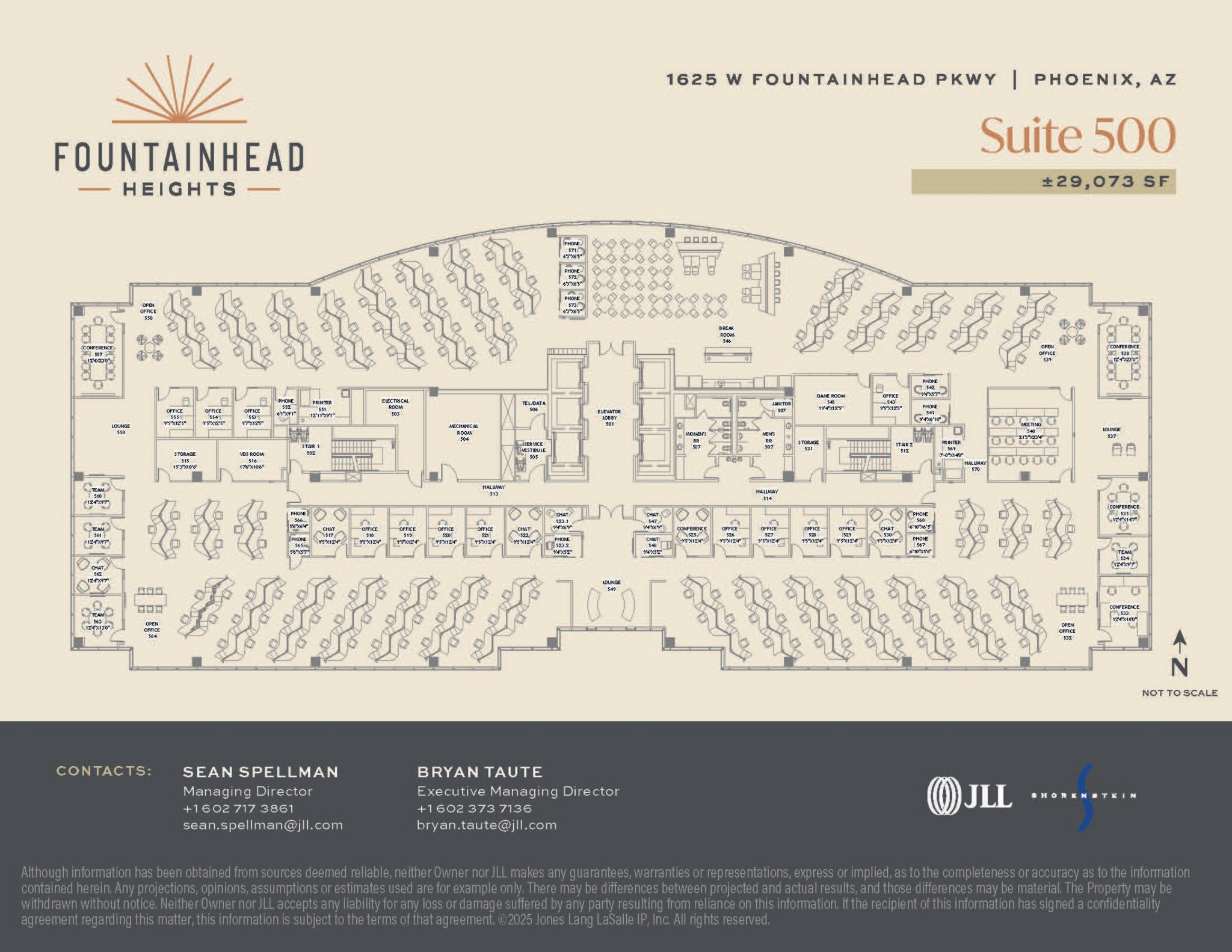 1601 W Fountainhead Pky, Tempe, AZ à louer Plan d’étage– Image 1 sur 1