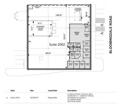2002-2008 Bloomingdale Rd, Glendale Heights, IL à louer Plan d’étage– Image 1 sur 1