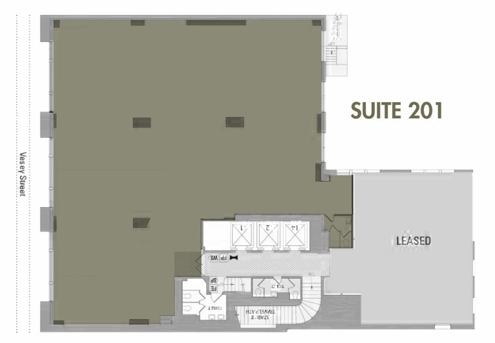 20 Vesey St, New York, NY à louer Plan d’étage– Image 1 sur 1