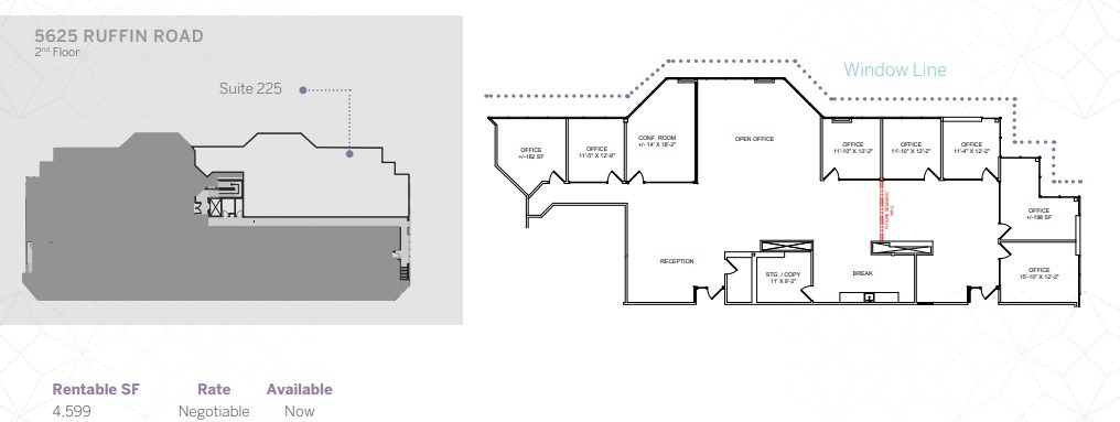 5575 Ruffin Rd, San Diego, CA à louer Plan d’étage– Image 1 sur 1