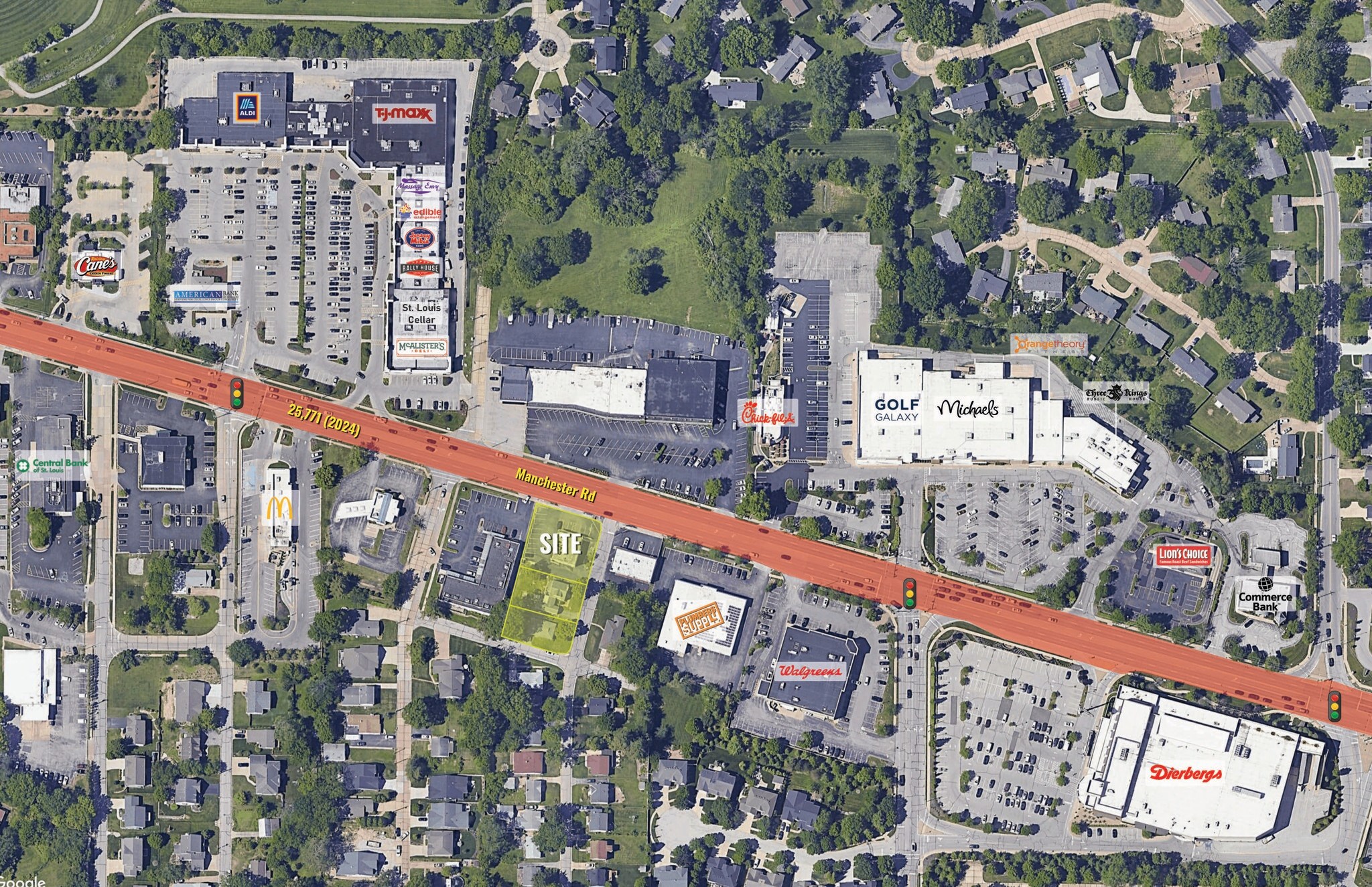 12030 Manchester Rd, Des Peres, MO à vendre Photo principale– Image 1 sur 2