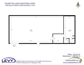 15900-15998 NW 48th Ave, Miami Gardens, FL à louer Plan d’étage– Image 2 sur 3