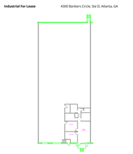 4300 Bankers Cir, Atlanta, GA à louer Plan d’étage– Image 1 sur 1