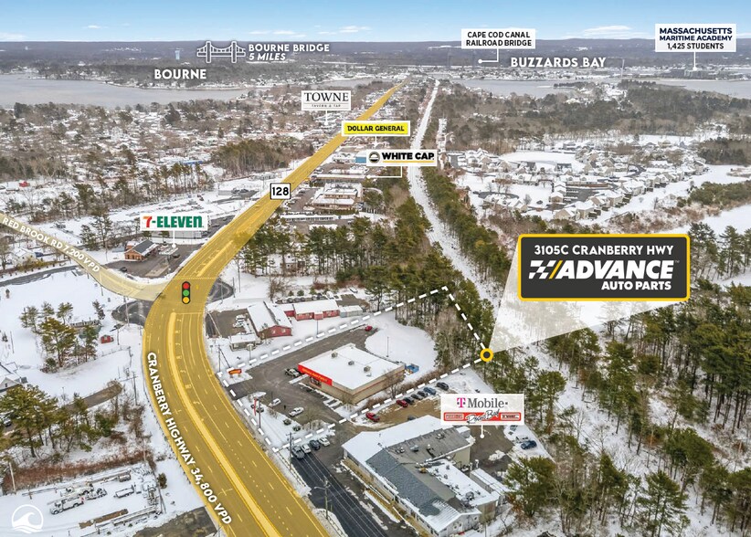 3105A Cranberry Hwy, East Wareham, MA à vendre - Photo de l’immeuble – Image 3 sur 7