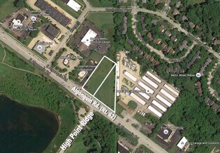 Route 62, Algonquin, IL - VUE AÉRIENNE vue de carte