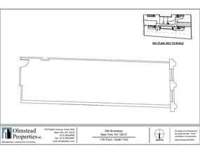 584-590 Broadway, New York, NY à louer Plan d’étage– Image 1 sur 1