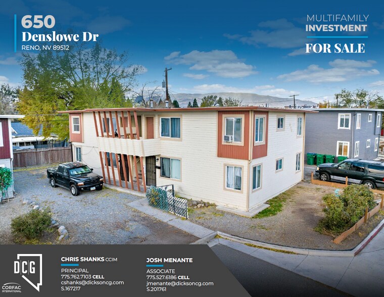 650 Denslowe Dr, Reno, NV à vendre - Photo principale – Image 1 sur 7