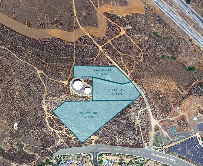 I-5 & Jefferson Ave, Wildomar, CA à vendre - Aérien – Image 2 sur 2