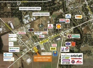 Plus de détails pour 870 S State St, Clarksdale, MS - Local commercial à louer