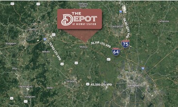 100 Lacefield, Midway, KY - VUE AÉRIENNE  vue de carte - Image1