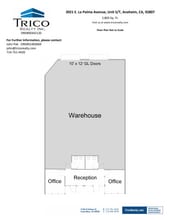 3911-3921 E La Palma Ave, Anaheim, CA à louer Plan d’étage– Image 1 sur 1
