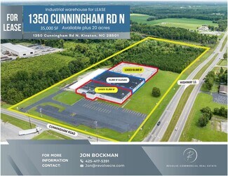 Plus de détails pour 1350 Cunningham Rd N, Kinston, NC - Industriel/Logistique à louer