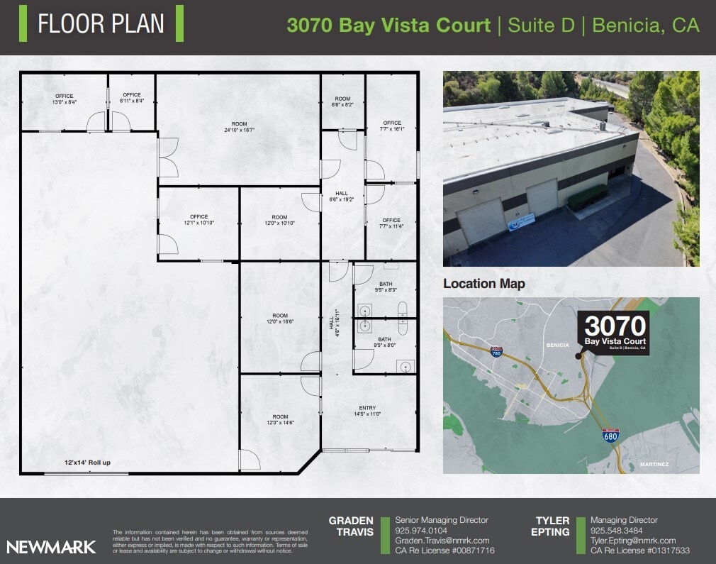 3070 Bay Vista Ct, Benicia, CA à louer Plan d’étage– Image 1 sur 1