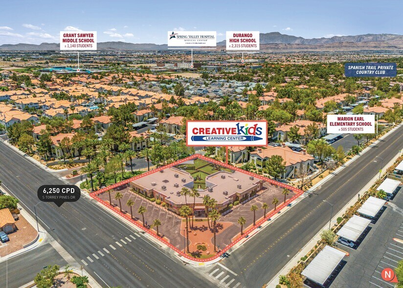 5125 S Torrey Pines Dr, Las Vegas, NV à vendre - Photo de l’immeuble – Image 3 sur 6
