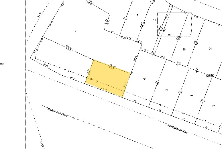 118-23 Metropolitan Ave, Kew Gardens, NY à louer Plan cadastral– Image 1 sur 2