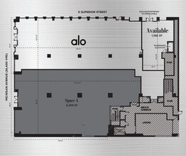 717 N Michigan Ave, Chicago, IL à louer Plan d’étage– Image 1 sur 1