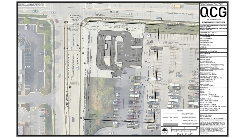 2931 18th St, Kenosha, WI à louer - Plan de site – Image 2 sur 5