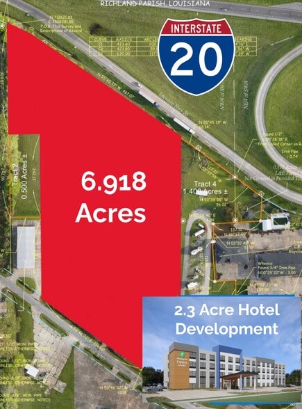 28 McGowen Ln, Rayville, LA à vendre - Plan cadastral – Image 1 sur 1