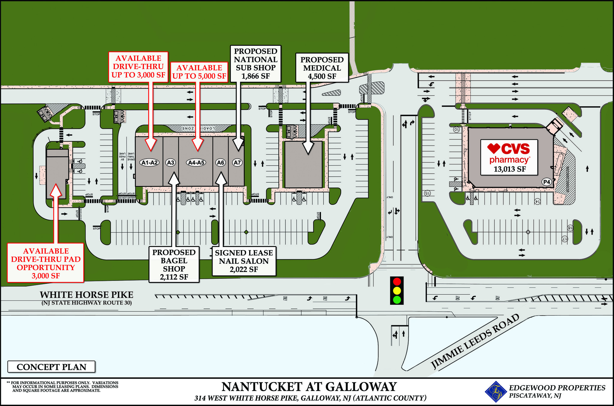 Route 30, Galloway Township, NJ à louer Plan de site– Image 1 sur 1
