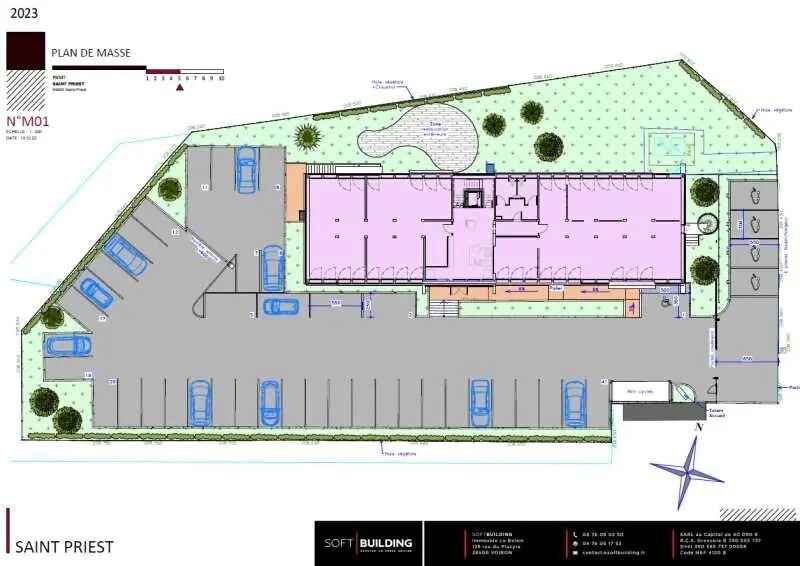 Bureau dans Saint-Priest à louer Plan de site– Image 1 sur 5