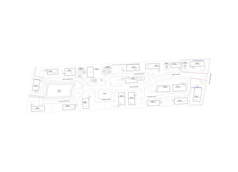 8024 Red Cedar Cir, Humble, TX à louer - Plan de site – Image 1 sur 8