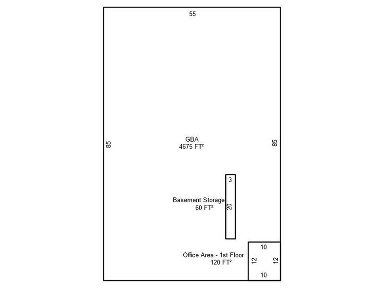 4600 NE 120th St, Oklahoma City, OK à vendre - Plan d’étage – Image 2 sur 2
