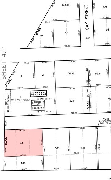 44 Maple Ave, Old Bridge, NJ à vendre - Plan cadastral – Image 2 sur 3