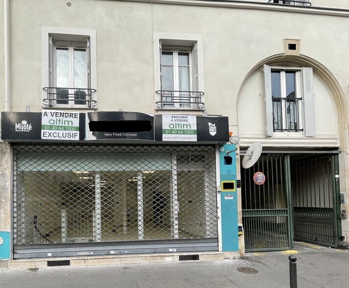 Local commercial dans Paris à vendre - Photo de l’immeuble – Image 2 sur 9