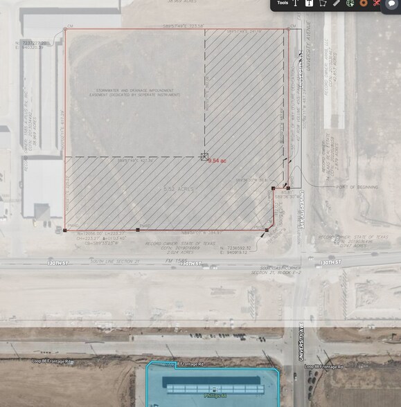 Loop 88 and University Ave ave, Lubbock, TX à vendre - Plan cadastral – Image 2 sur 5