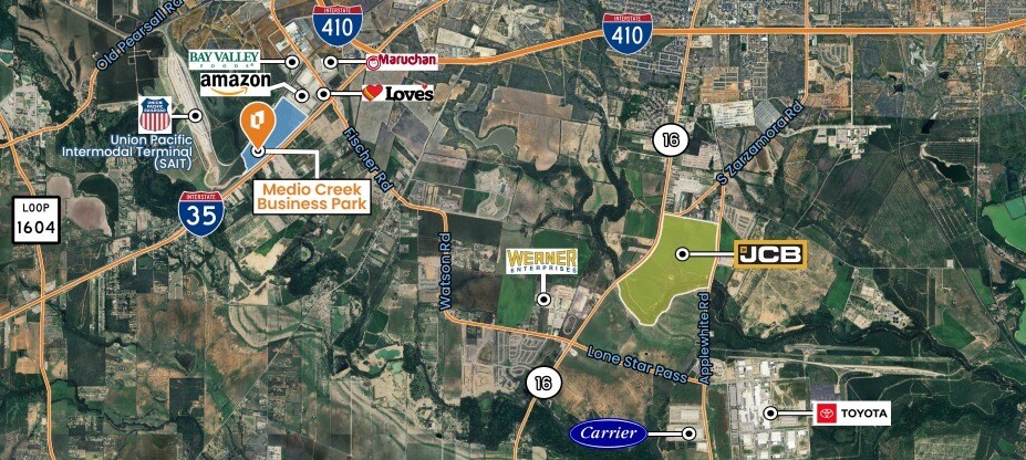 IH-35 & Fischer Road, San Antonio, TX à louer - Aérien – Image 3 sur 5