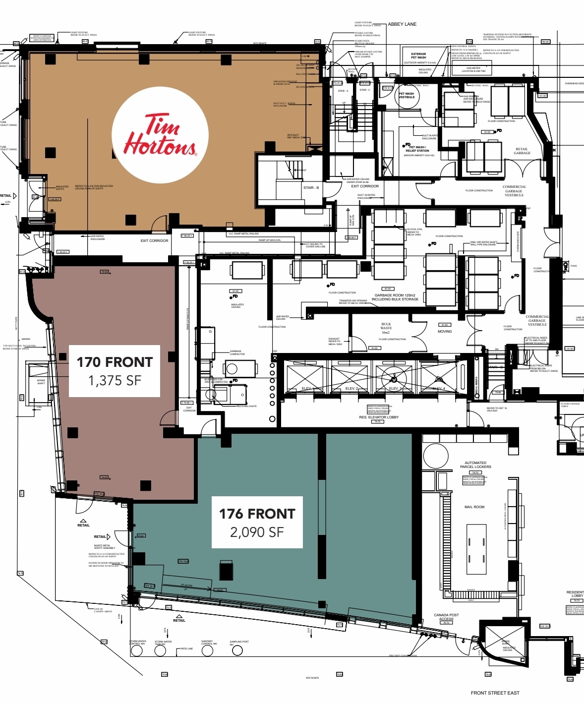 33 Sherbourne St, Toronto, ON à louer Plan d’étage– Image 1 sur 3