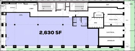 2501 N Clark St, Chicago, IL à louer Plan d’étage– Image 1 sur 2